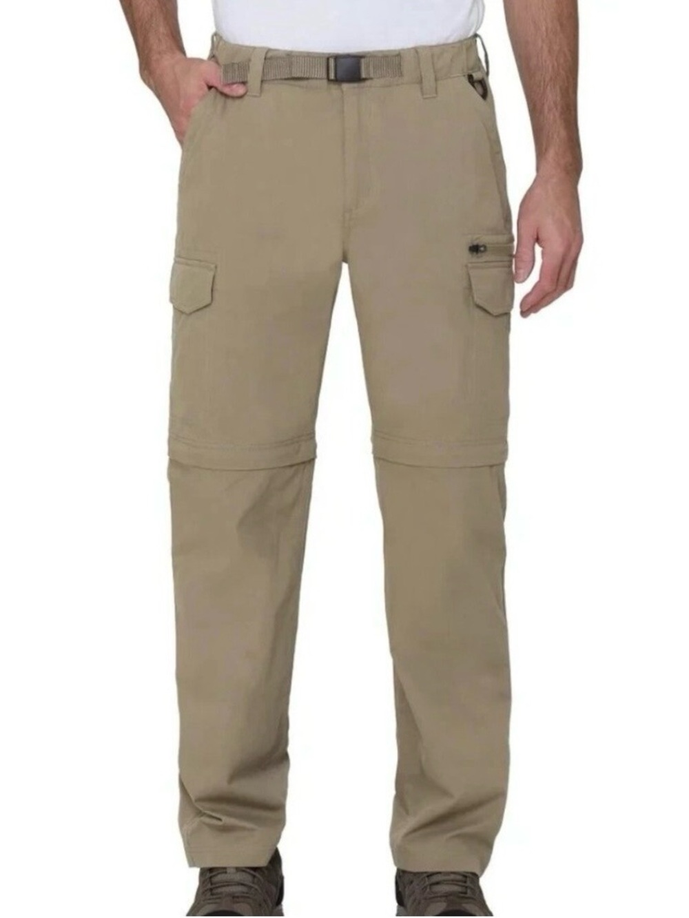 NWT BC Clothing Co Men's Convertible Cargo Pants/Shorts XXL x 29